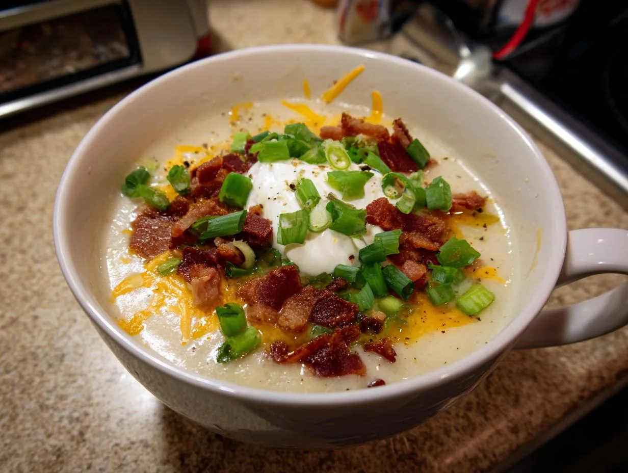 Creamy Loaded Potato Soup Recipe in Just 1 Hour