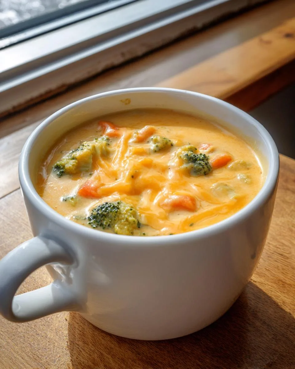 Panera-Style Broccoli Cheddar Soup - detail 3