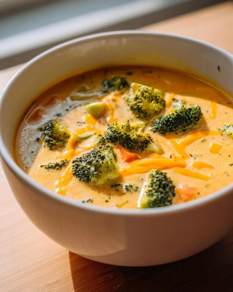 Panera-Style Broccoli Cheddar Soup - detail 4