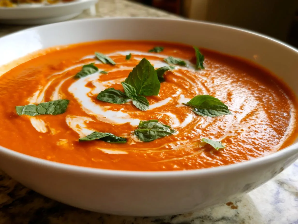 Grandma’s Irresistible 5-Ingredient Roasted Tomato Soup