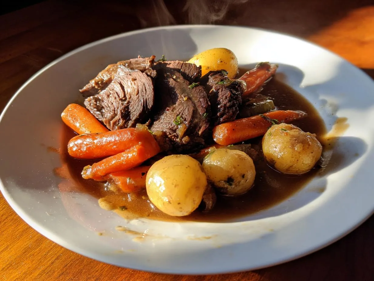Slow Cooker Pot Roast: 3 Secrets to Melt-in-Your-Mouth Magic
