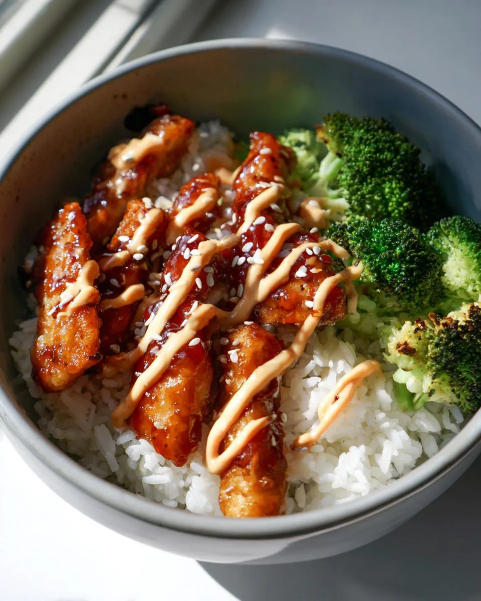 Sticky Chicken Rice Bowls - detail 3