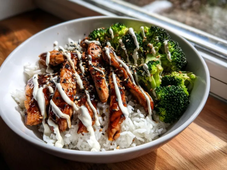 Sticky Chicken Rice Bowls