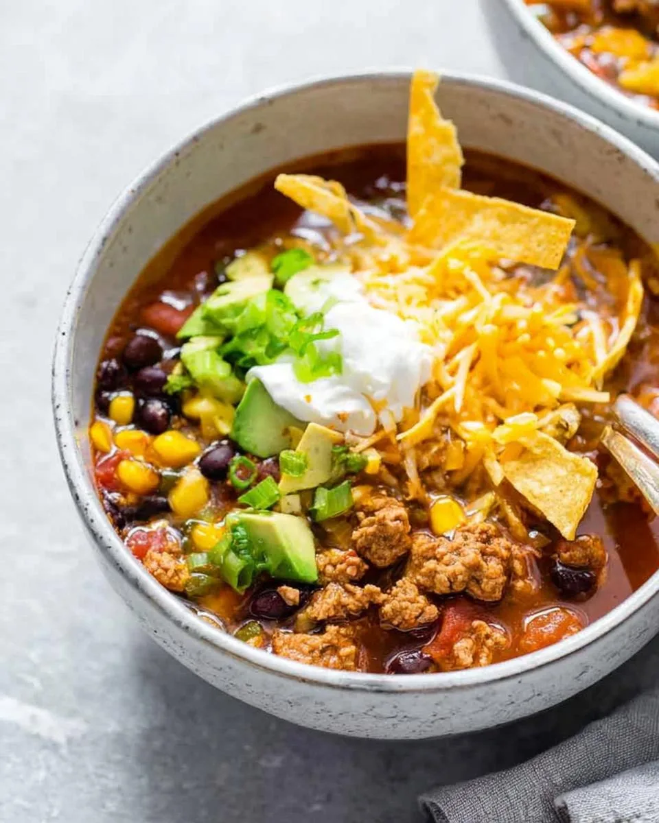Turkey Taco Soup - detail 3