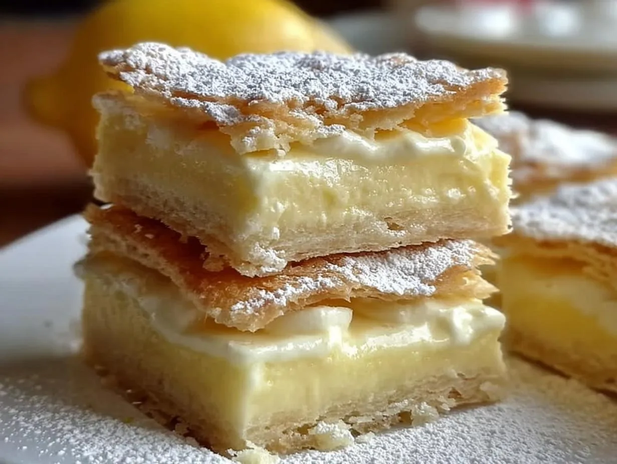 Irresistible Vanilla Custard Cream Squares – A Secret Recipe