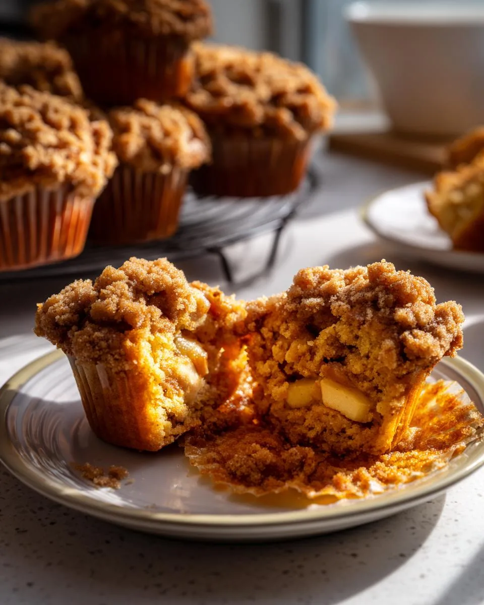 apple pumpkin muffins - detail 4