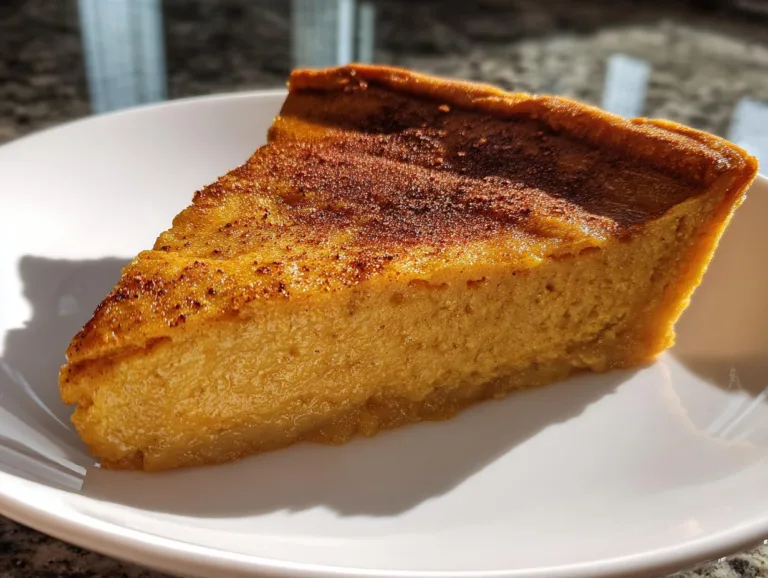 crustless pumpkin pie