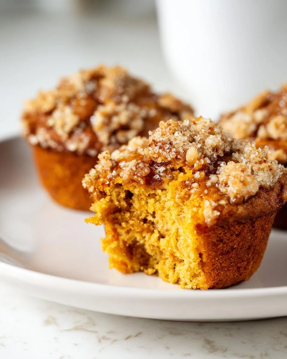 low carb pumpkin muffins - detail 3