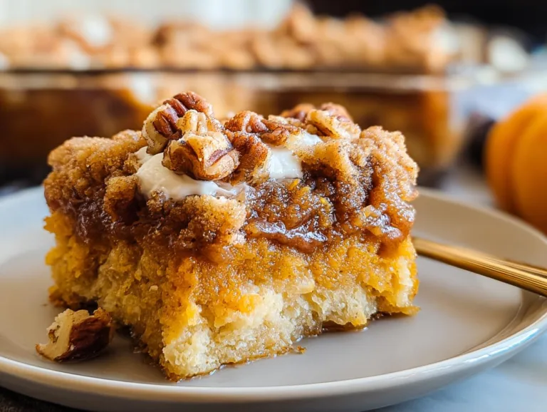pumpkin dump cake