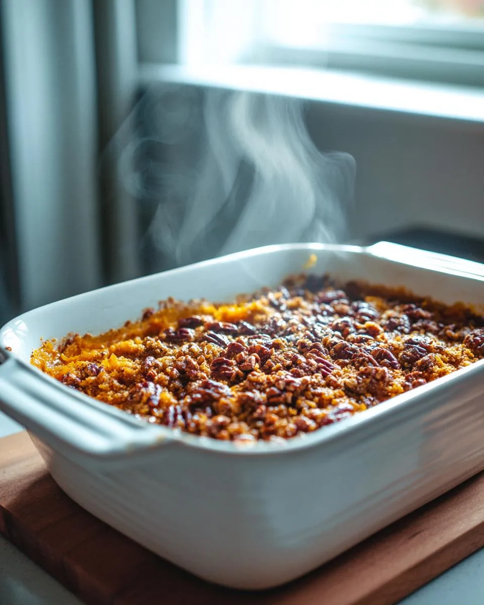 pumpkin pecan cobbler - detail 4
