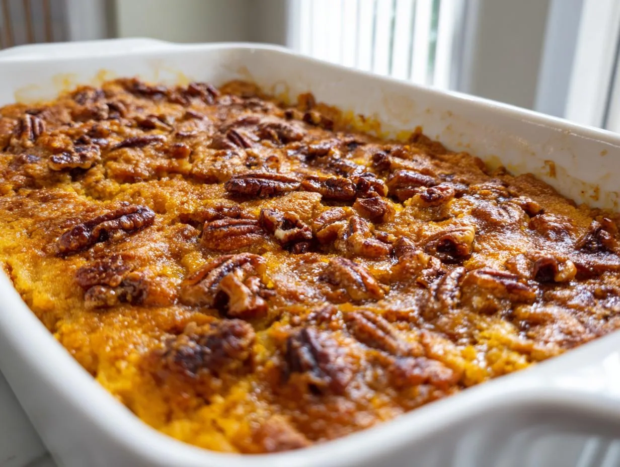 Grandma’s Irresistible 1-Hour Pumpkin Pecan Cobbler Recipe