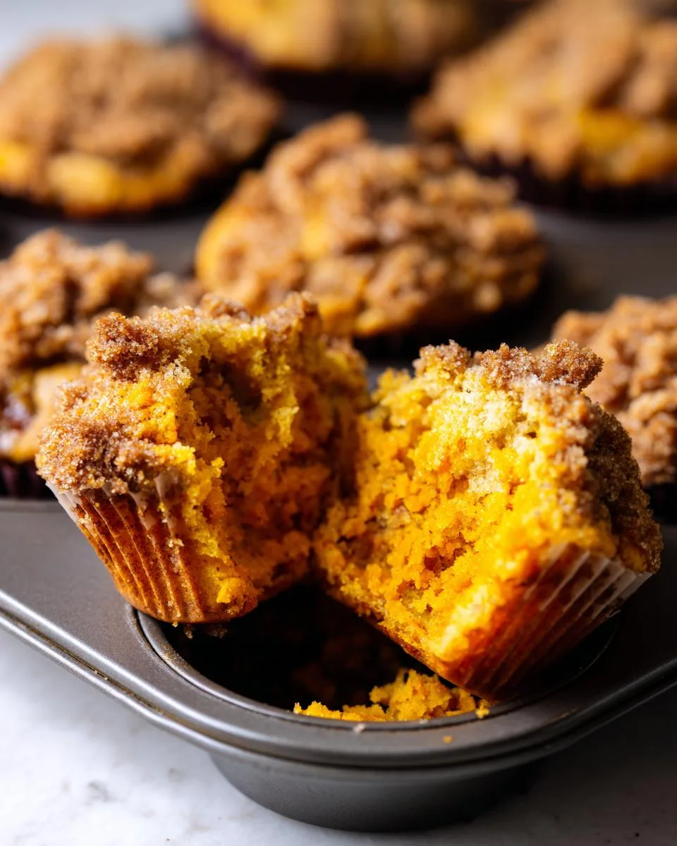 sugar free pumpkin muffins - detail 3