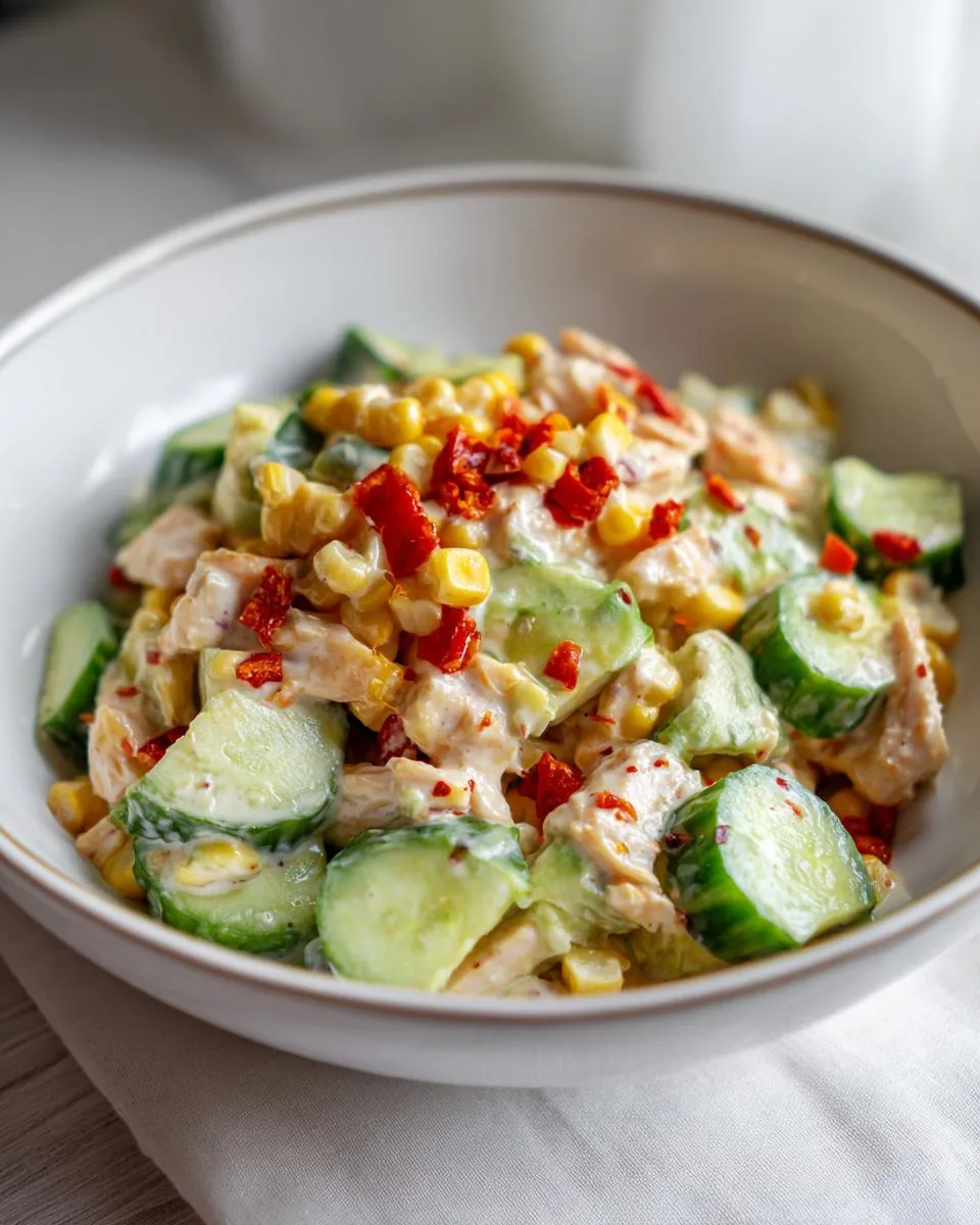 10-minute Street Corn Cucumber Salad - detail 3