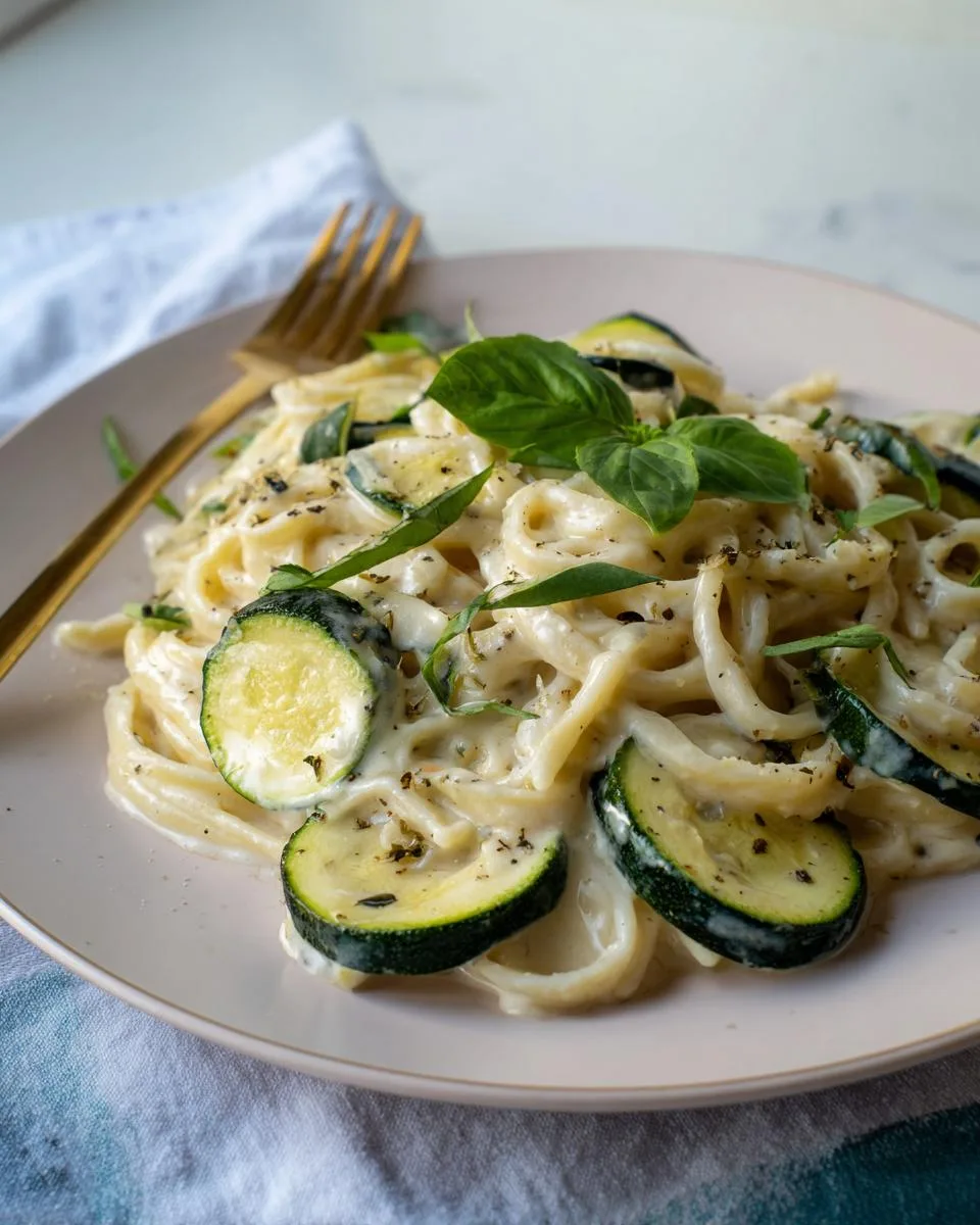 20-Minute Creamy Zucchini Provolone Pasta - detail 4