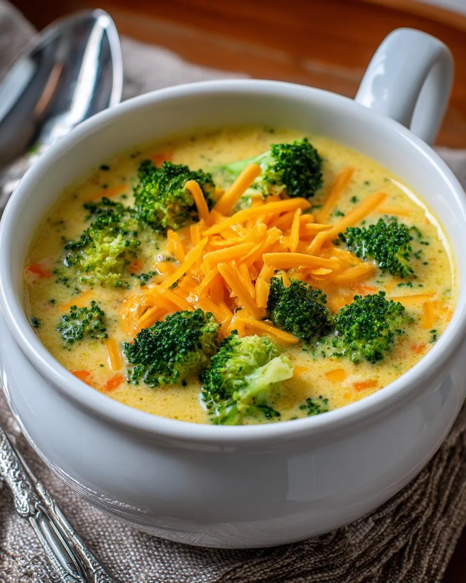 Broccoli Cheese Soup - detail 3
