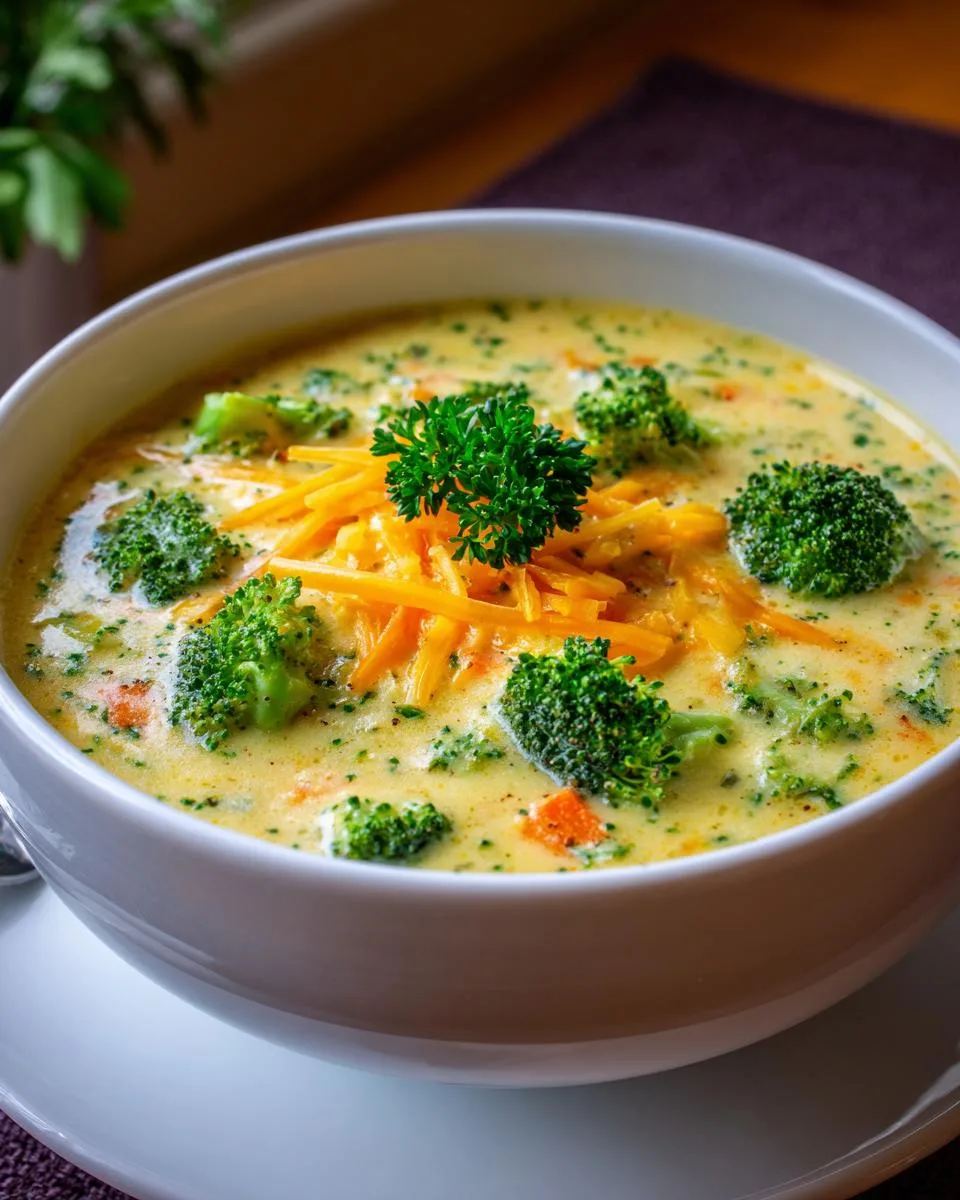 Broccoli Cheese Soup - detail 4