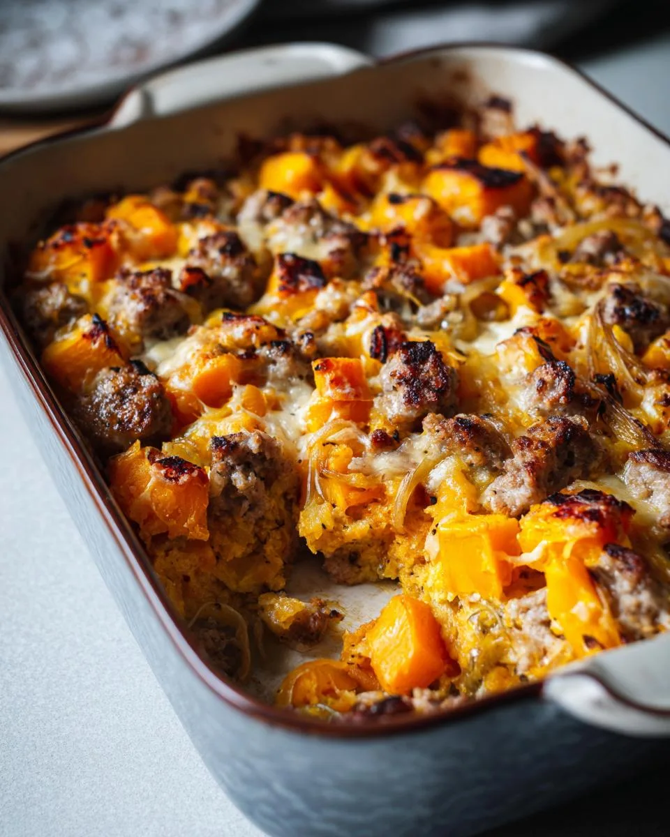 Butternut Squash And Sausage Casserole - detail 3