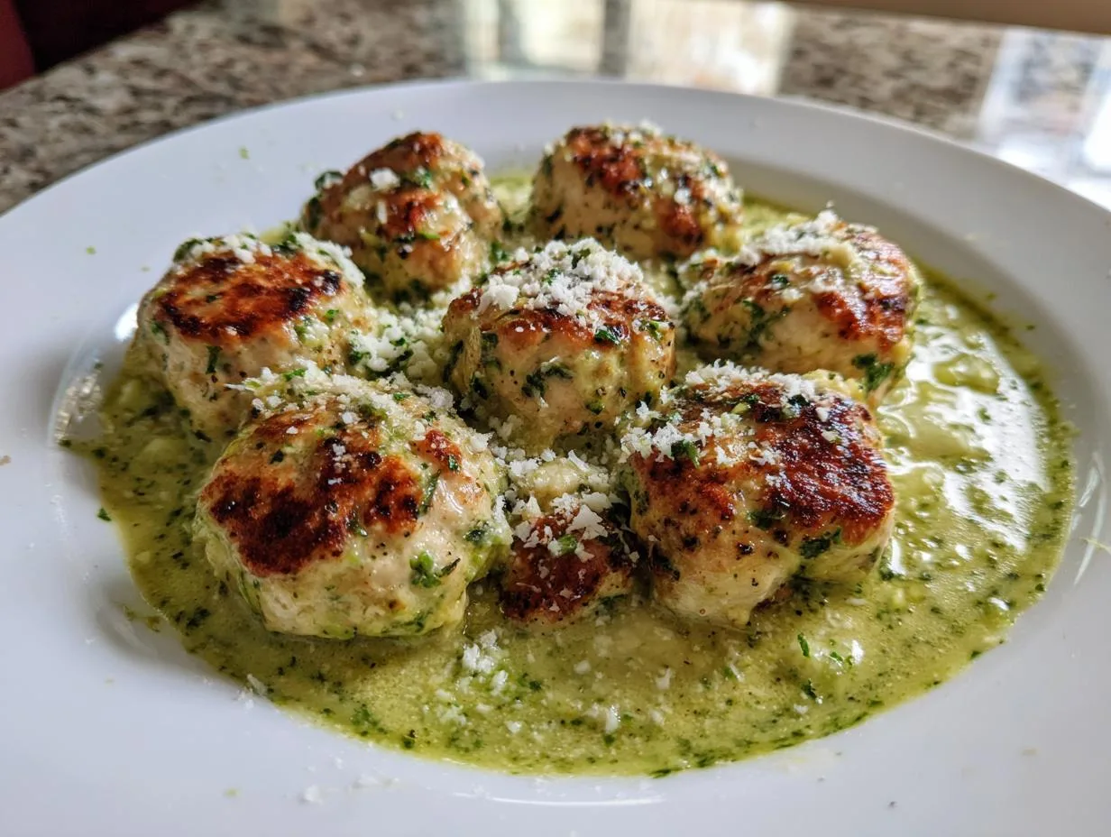 40-Min Chicken Ricotta Meatballs – Heavenly Creamy Comfort!