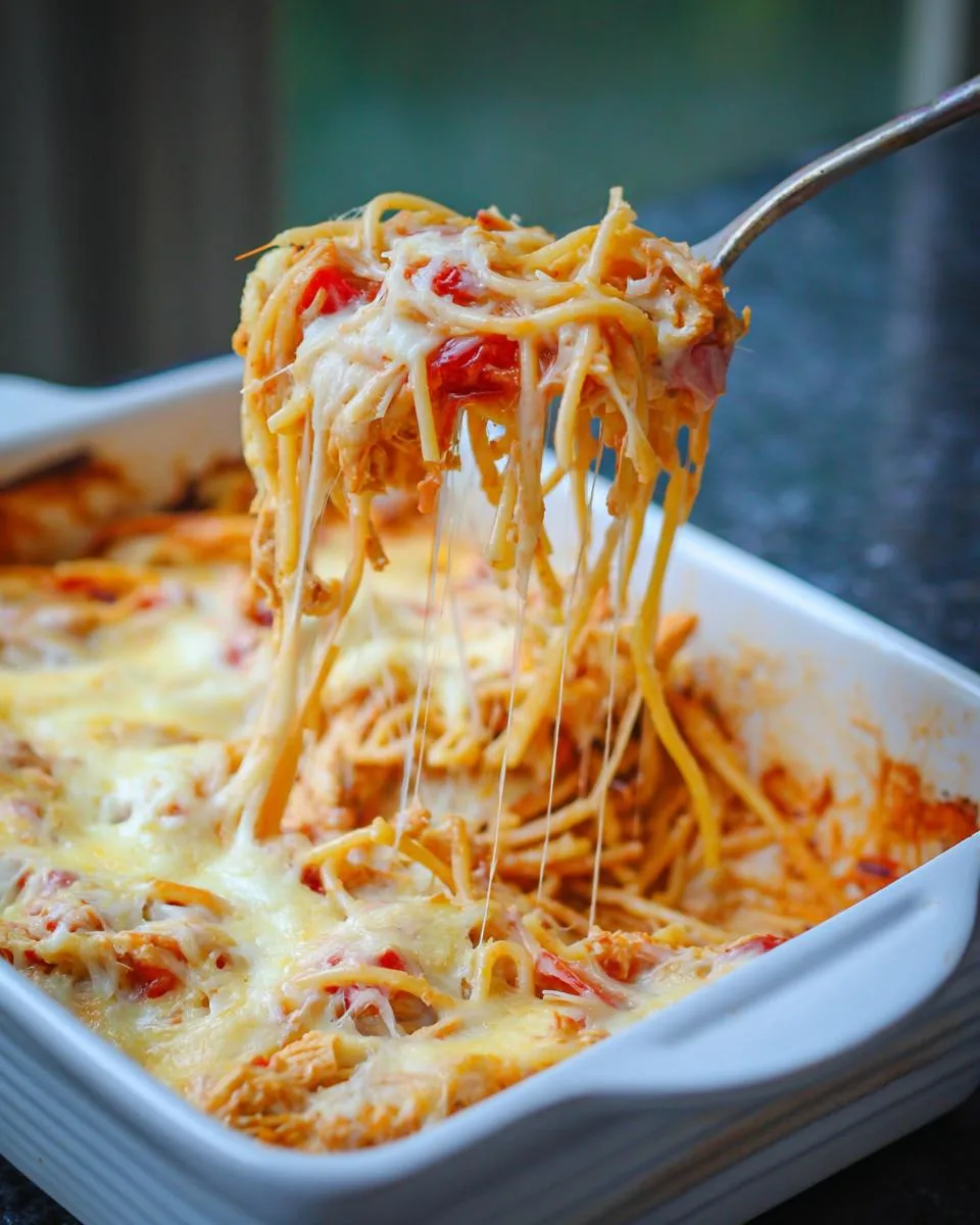 Chicken Spaghetti Casserole - detail 3