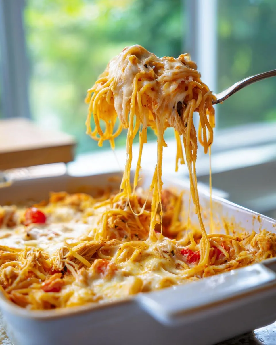 Chicken Spaghetti Casserole - detail 4