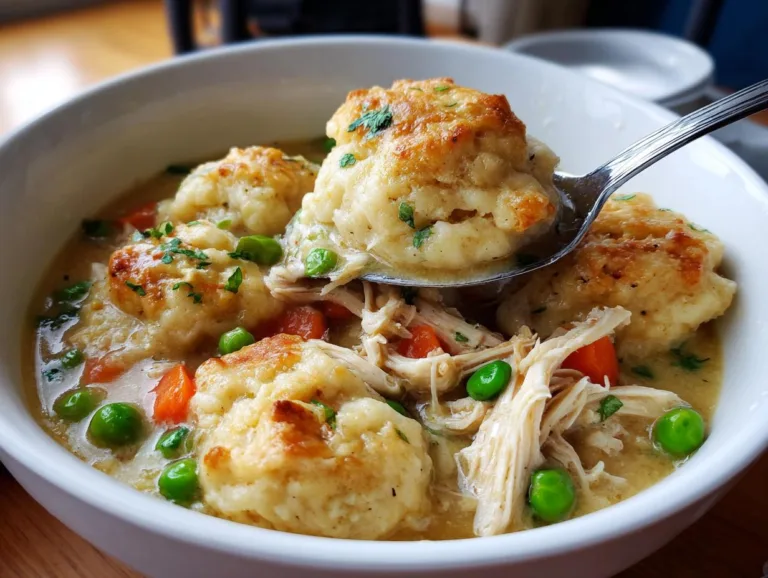 Chicken and Dumplings Biscuits