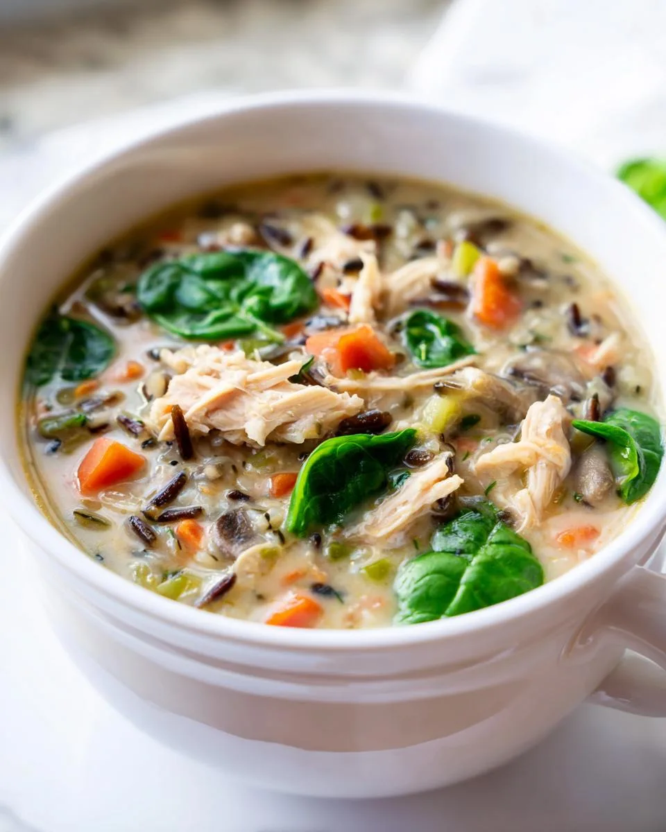 Chicken and Wild Rice Soup - detail 2