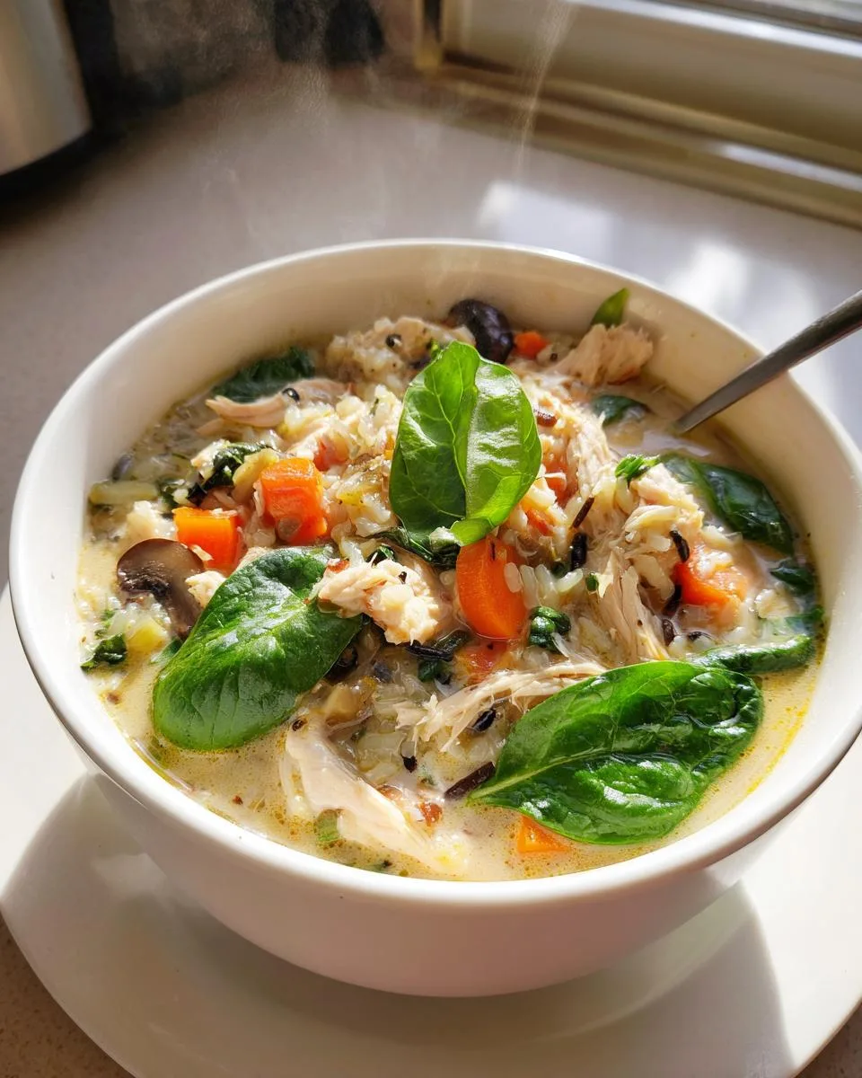 Chicken and Wild Rice Soup - detail 4