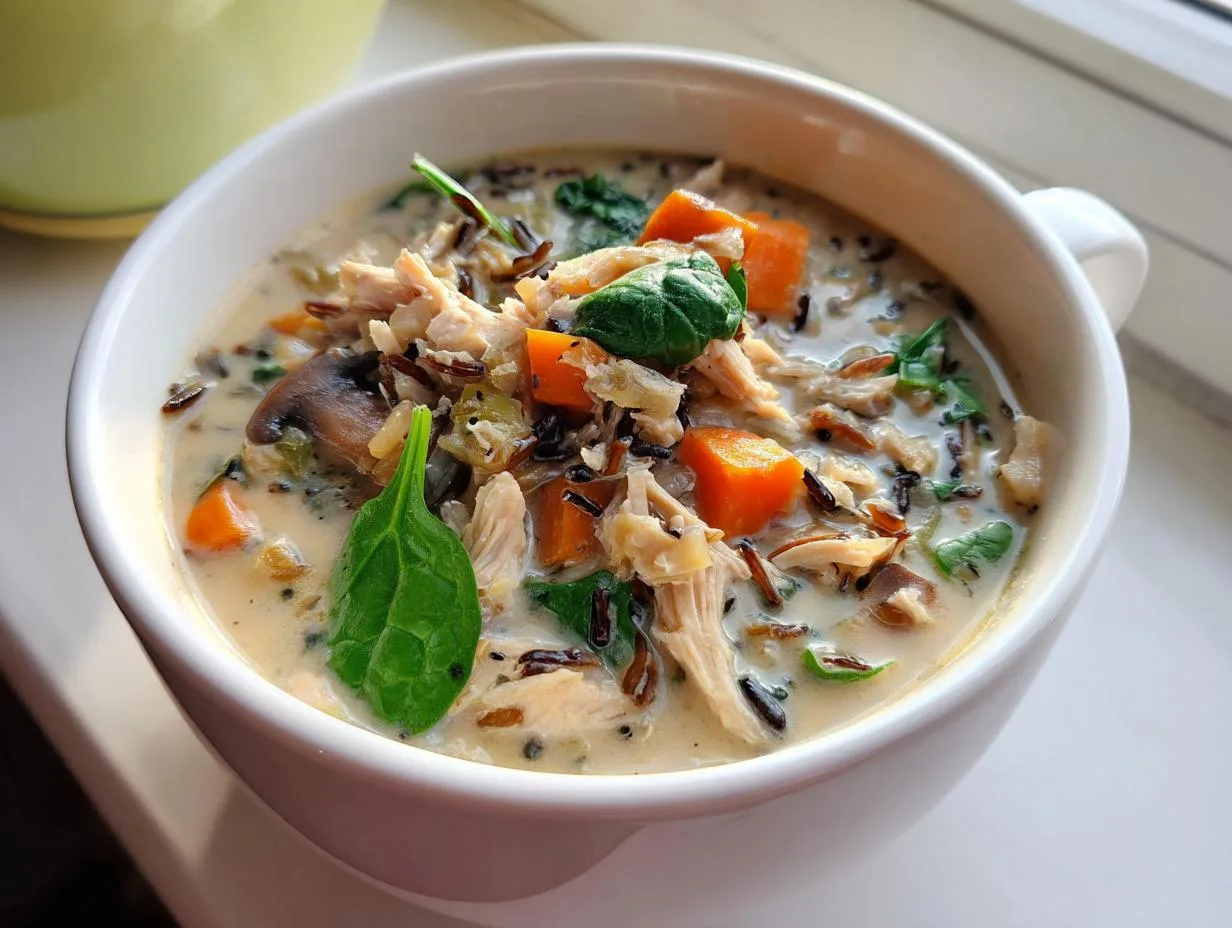 Grandma’s Heartwarming Chicken and Wild Rice Soup