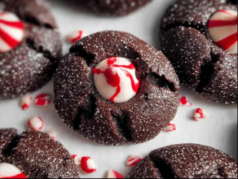 Chocolate Peppermint Blossoms