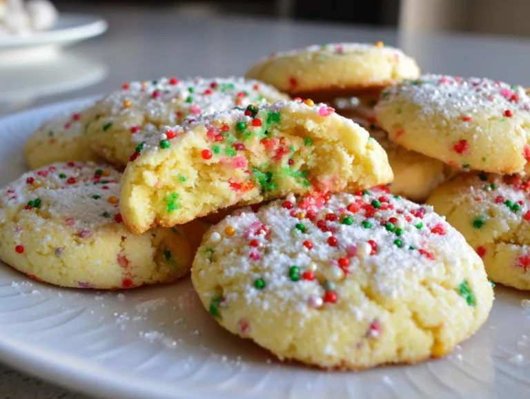 Christmas Gooey Butter Cookies