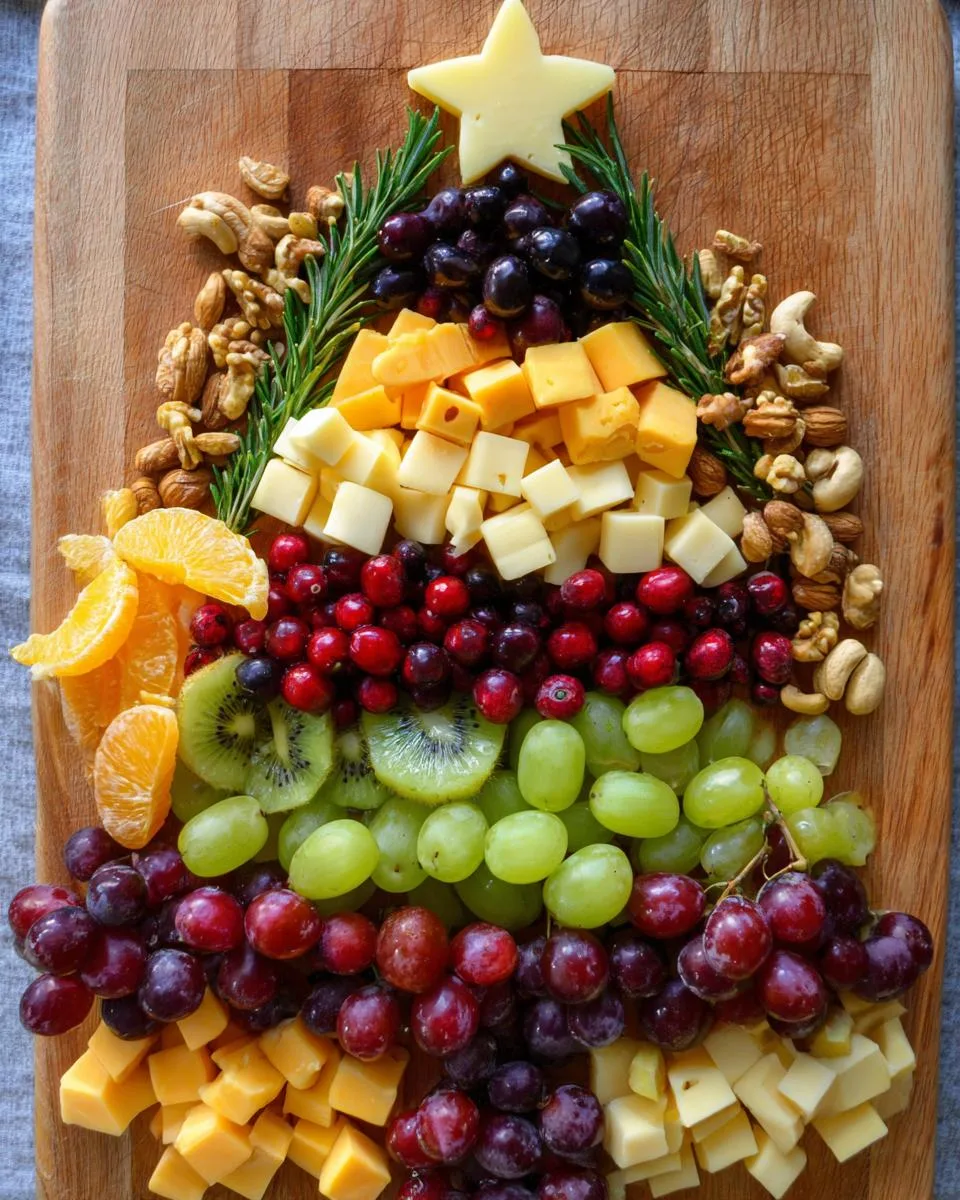Christmas Tree Shaped Charcuterie - detail 4