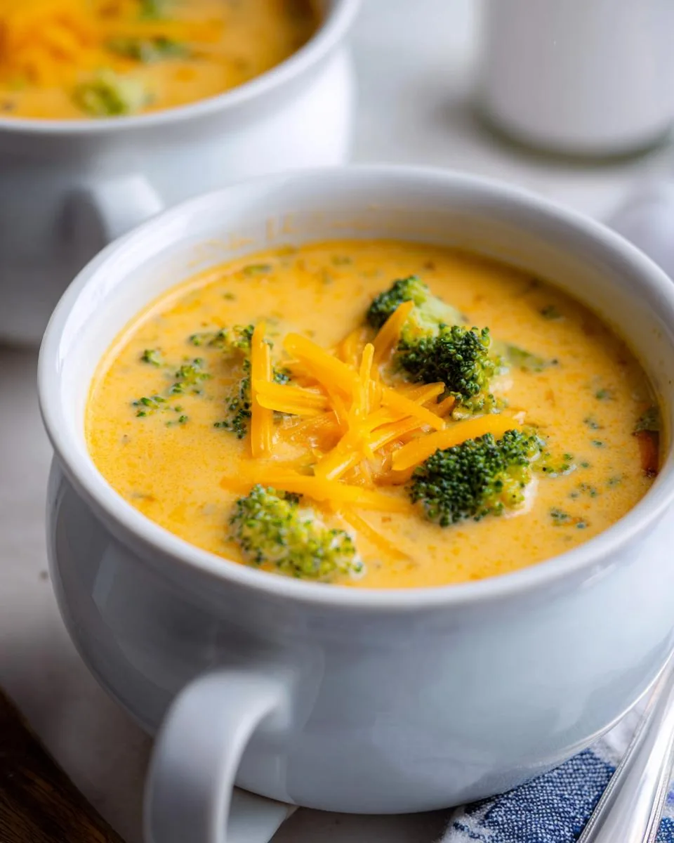 Copycat Panera Broccoli Cheddar Soup - detail 3