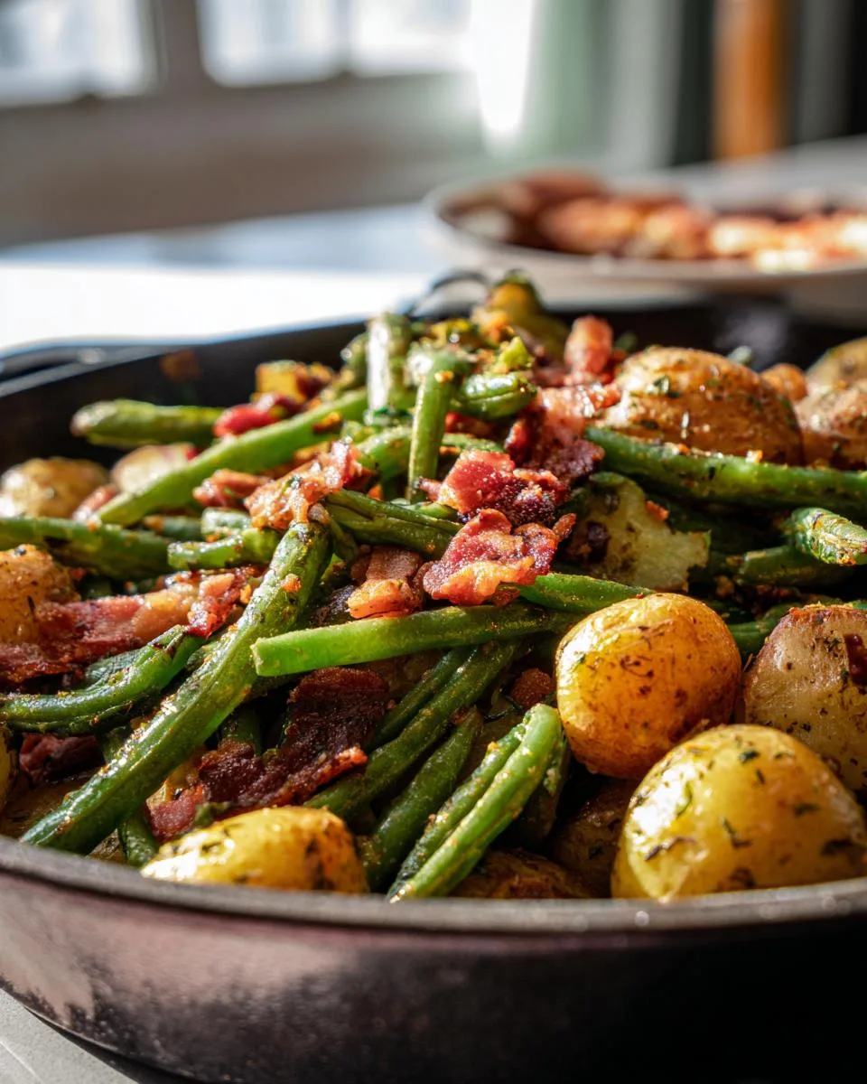 Country Ranch Green Beans Bacon Potatoes - detail 4