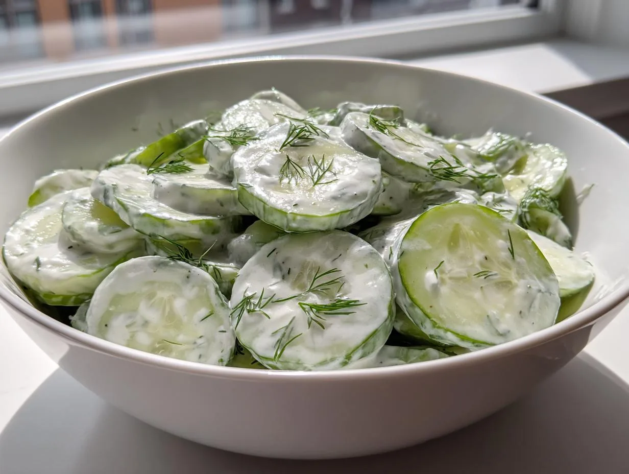 50-Year Secret to Perfect Creamy Cucumber Salad You’ll Crave