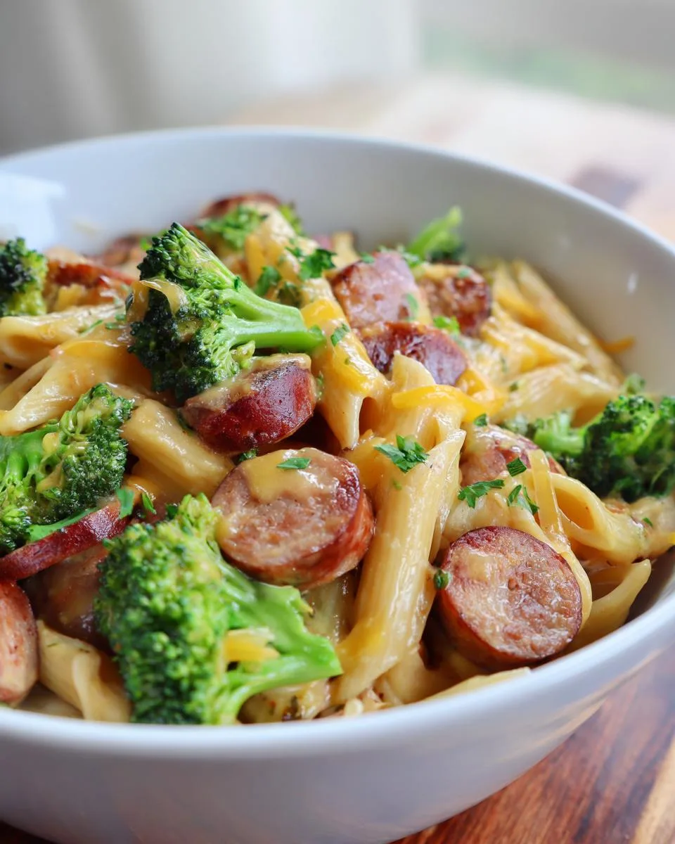 Creamy Kielbasa Broccoli Skillet - detail 4
