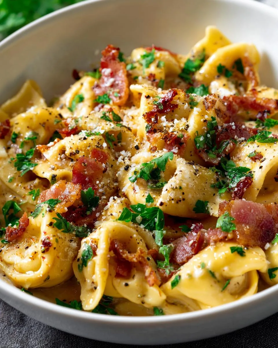 Creamy Tortellini Carbonara - detail 3
