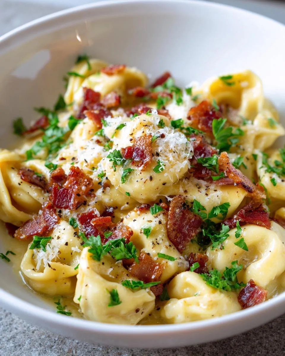 Creamy Tortellini Carbonara - detail 4