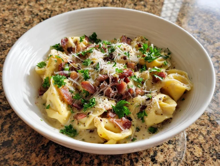 Creamy Tortellini Carbonara