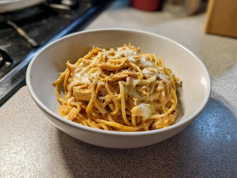 Crock Pot Chicken Spaghetti