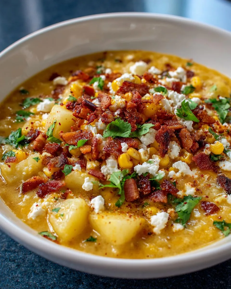 Crockpot Mexican Street Corn Soup - detail 4