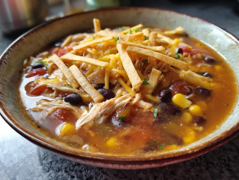 Easy Chicken Tortilla Soup