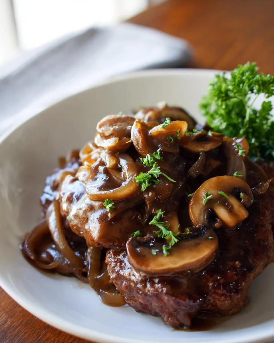 Easy Salisbury Steak Recipe - detail 4