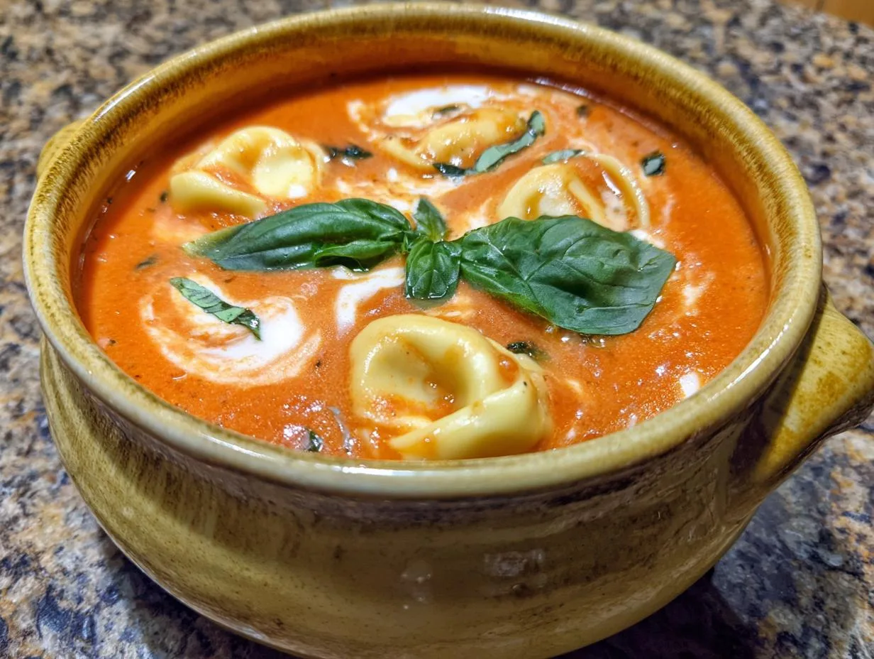 30-Min Easy Tomato Tortellini Soup Will Warm Your Soul