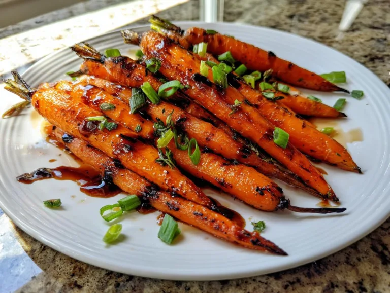 Grill Glazed Balsamic Carrots
