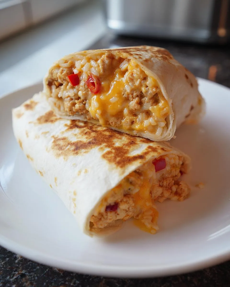 Ground Chicken and Rice Burritos - detail 3