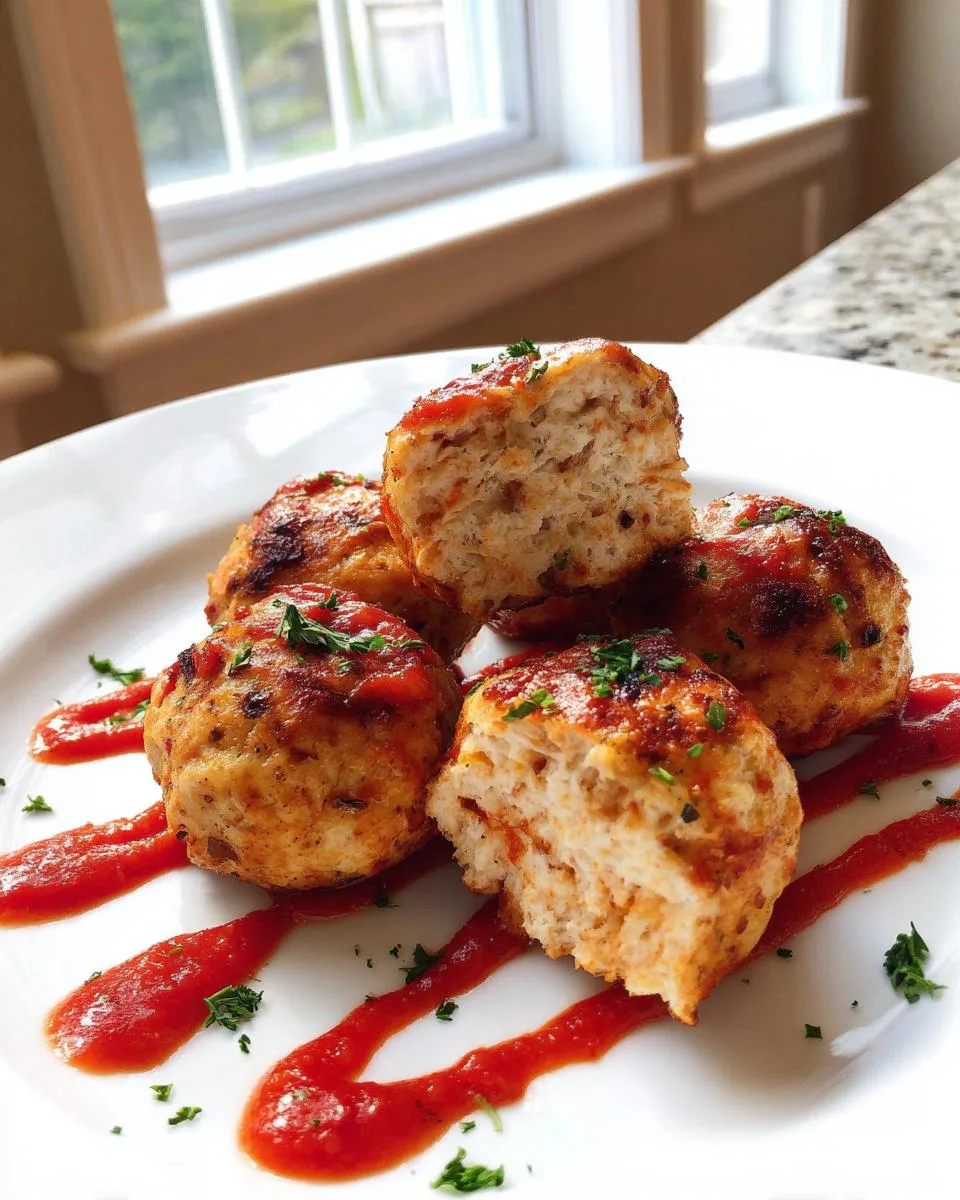 Healthier chicken meatballs with ricotta - detail 3