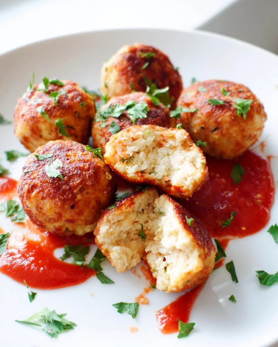 Healthier chicken meatballs with ricotta - detail 4