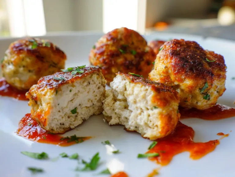 Healthier chicken meatballs with ricotta