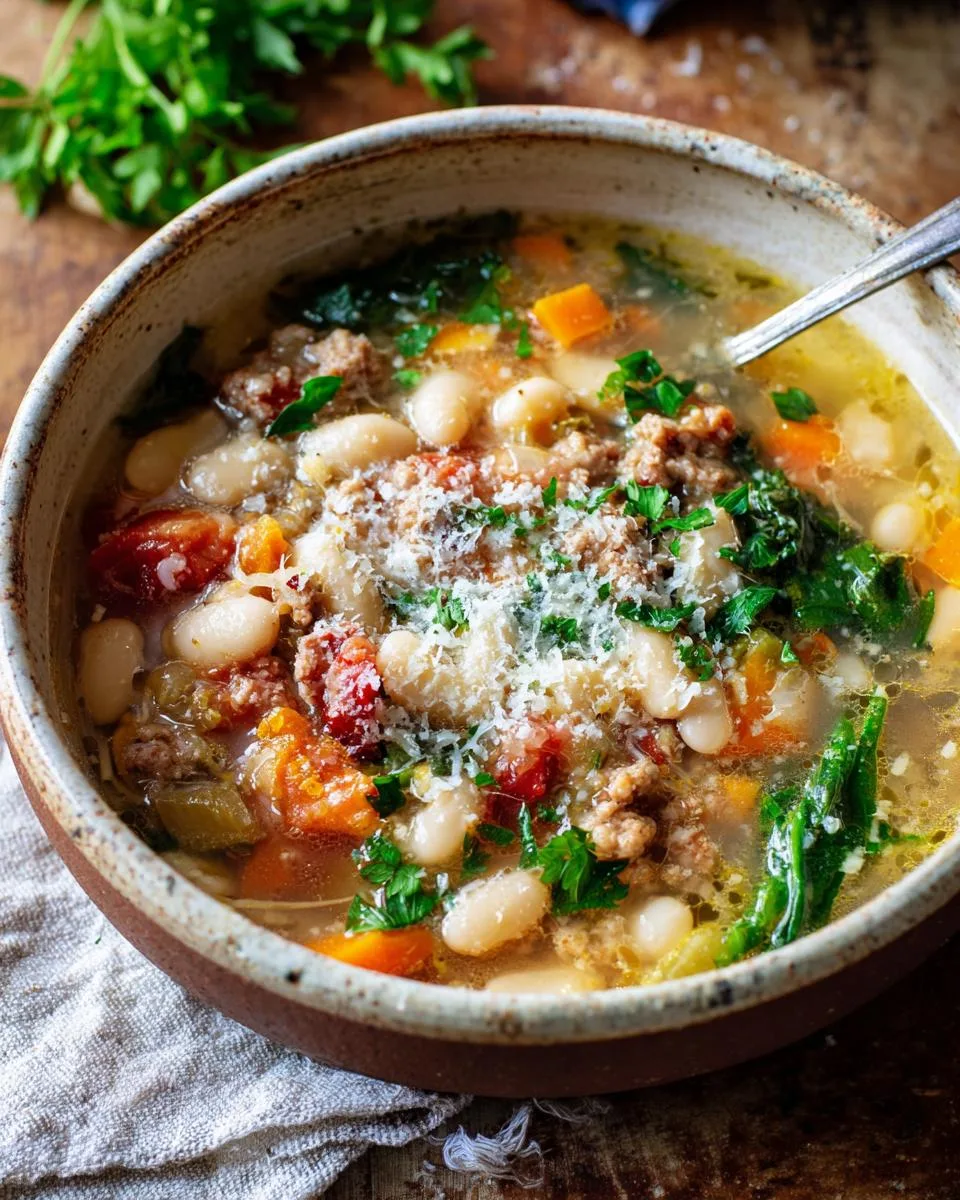 High Protein White Bean Soup - detail 3