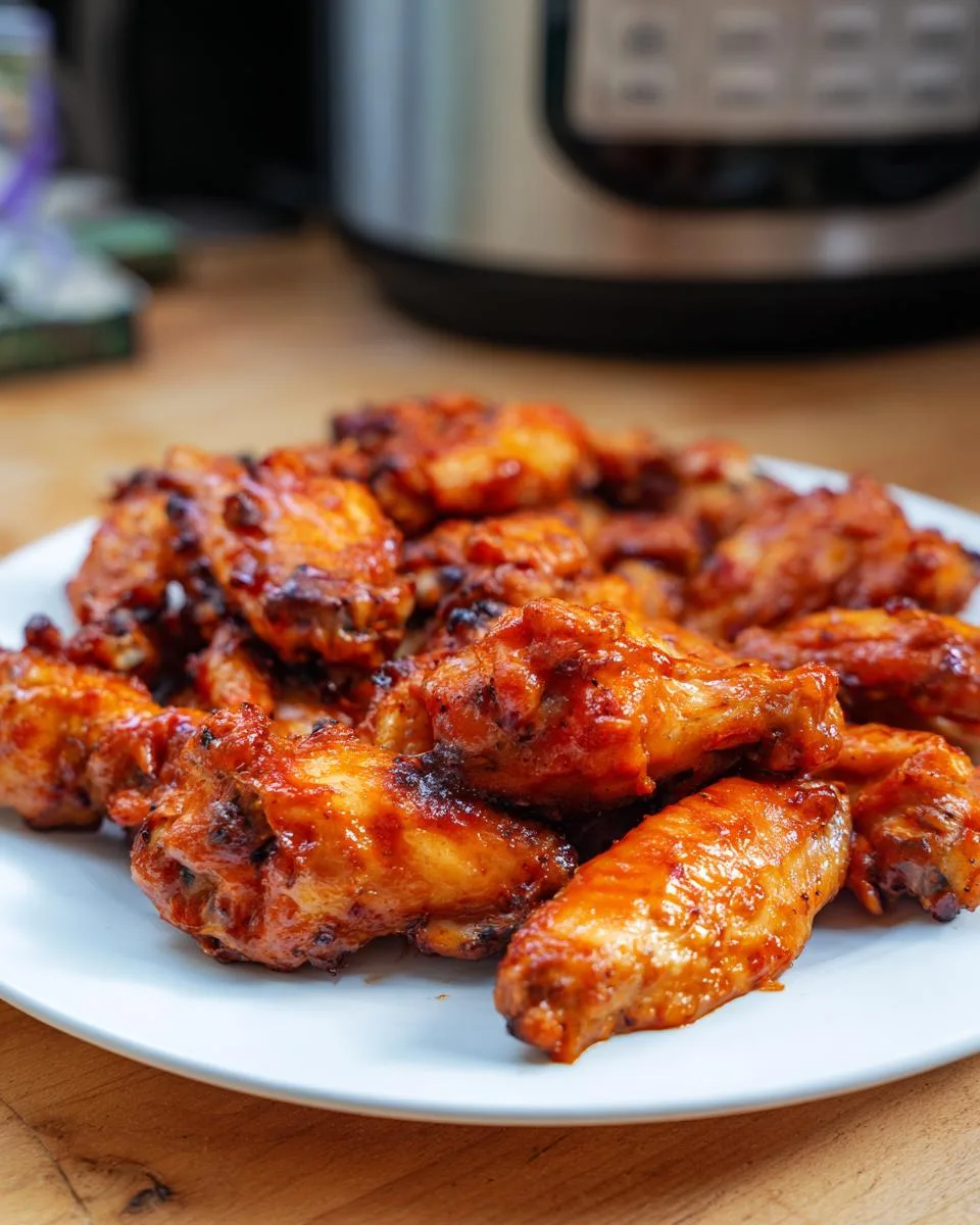 Instant Pot BBQ Chicken Wings - detail 4